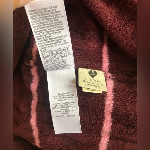 NEW Madewell Women’s Long Sleeve Pullover Stripped Wool Soft Sweater Size M - Picture 13 of 16